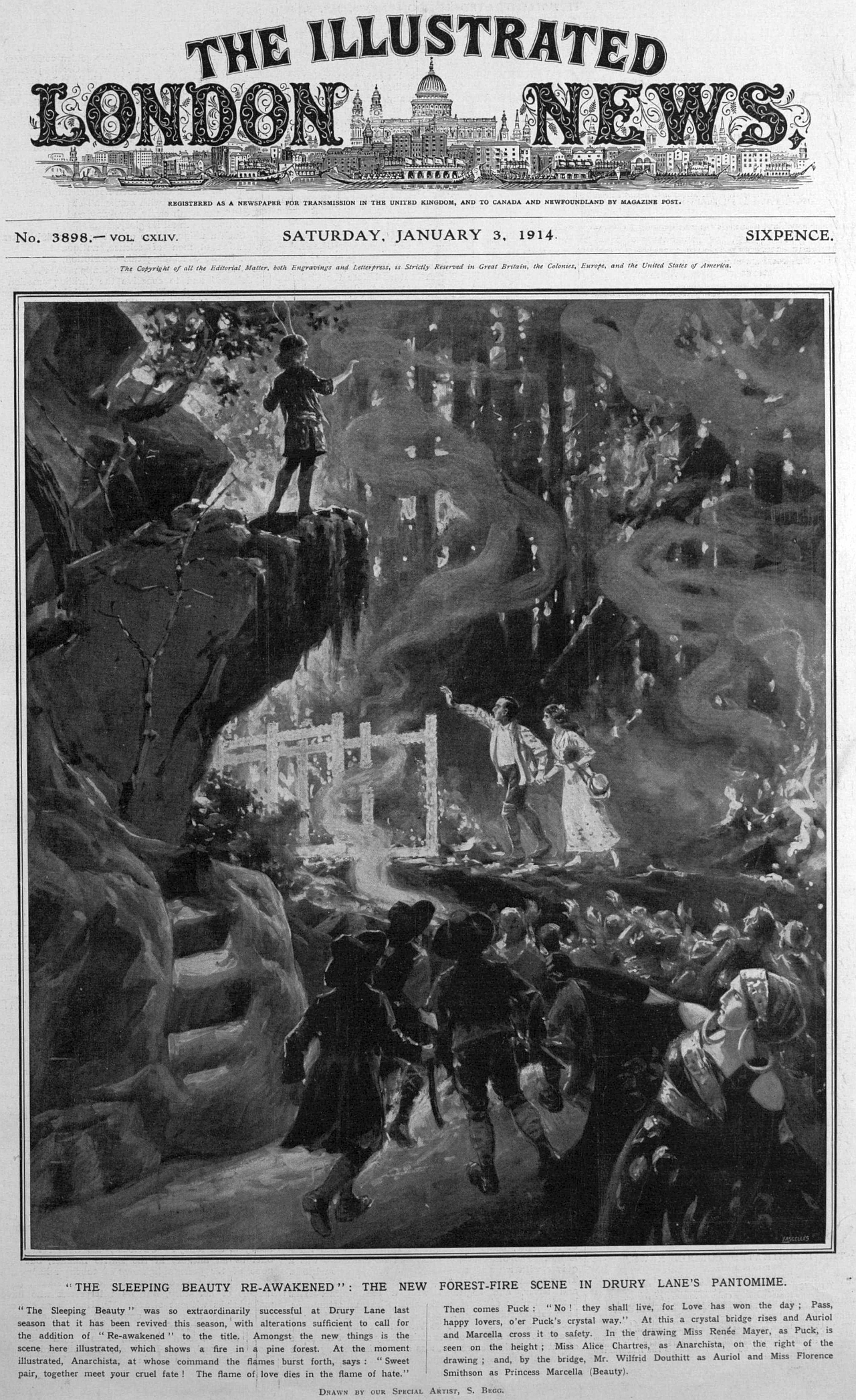 1914 panto fir scene
